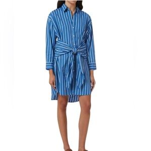 Faithfull The Brand Norah Striped Shirtdress